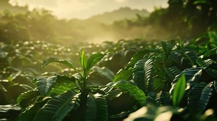 Poster - leaves in the sun