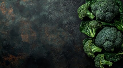 Canvas Print - Broccoli, green cabbage: tasty, fresh veggies rich in vitamins.