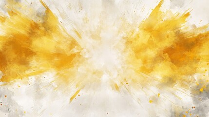 Wall Mural - Abstract Watercolor Explosion, Golden Sun Rays, Abstract Art, Background, Watercolor, Golden, Abstract