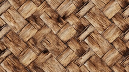 Sticker - Seamless texture of classic pattern natural wood parquet