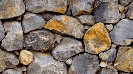 Sticker - Stone wall texture and background