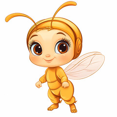 Wall Mural - cartoon Baby bee