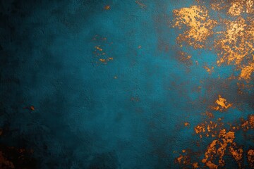 Poster - Abstract texture with blue and gold hues, suitable for background use.
