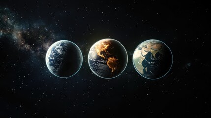 Wall Mural - earth in space