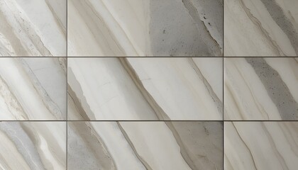 Wall Mural - Glossy Italian Marble Texture Close-Up of Polished Travertino Wall Tiles and Limestone Granite Slab