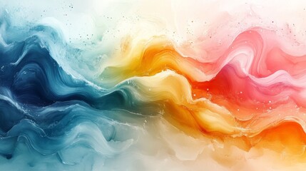 Wall Mural - Abstract Swirls of Color