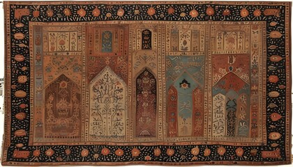 Wall Mural - Antique Tribal Rug from Southern Persia, Early 20th Century Elegance and Craftsmanship