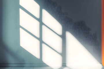 Canvas Print - PNG Minimalist window light shadow