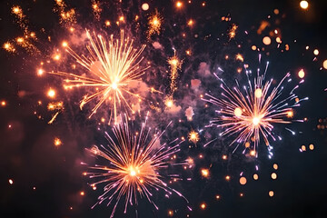 Firework show celebration: a night of colorful explosions and excitement for everyone to enjoy