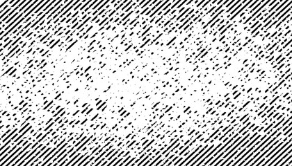 Poster - Black and white abstract diagonal lines. Grunge effect for background and jersey design. Fully editable vector element. 