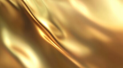 Aufkleber - A stunning, abstract golden wave pattern that captures the elegance and richness of metallic textures.