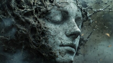 Stone Face: A Surreal Exploration of Transformation