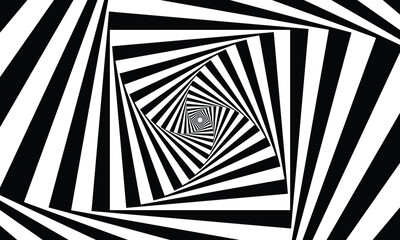 black and white optical illusion background