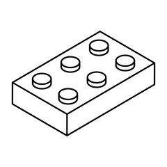 Wall Mural - Premium design icon of building block