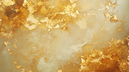 Poster - A gold and brown background with a gold and brown texture. The background is a warm, inviting color that creates a sense of luxury and opulence. The texture of the background adds depth