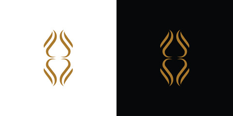 Sticker - Luxury and unique H logo design