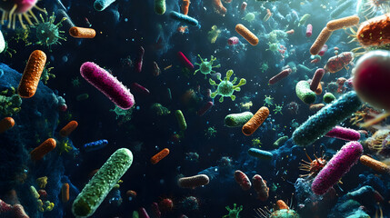 3d rendered illustration of bacteria