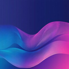 Poster - Colorful abstract wave pattern design