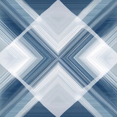 Poster - Abstract blue geometric pattern design