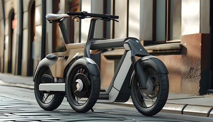 Futuristic Electric Transportation Revolution Featuring Electric Vehicles and Smart Bicycles