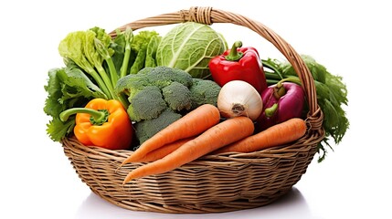 Poster - Fresh Vegetables in a Basket