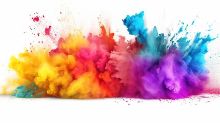 Canvas Print - Abstract Color Explosion