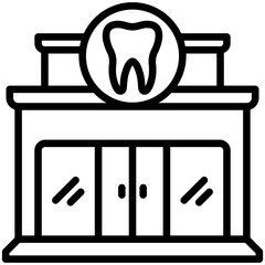 Canvas Print - Dental Clinic Icon