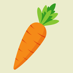 Wall Mural - carrot vector illustration