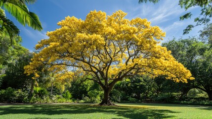 Wall Mural - tree in the park