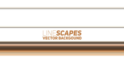 Poster - LineScapes Gradient Background. Minimal Gradient Stripes.