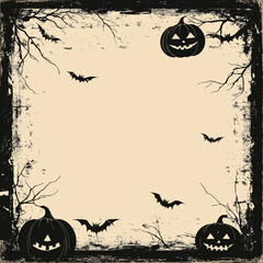 Sticker - Halloween Blank Template