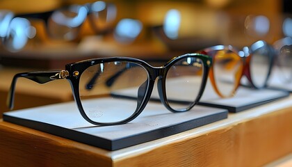 Showcase of personalized bifocal glasses highlighting unique vision solutions across different sizes