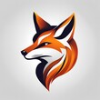 © Issam - Fox Logo Design, Orange Fox Head Illustration,