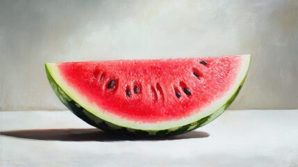 Wall Mural - Watermelon Slice Still Life