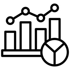 Wall Mural - Chart Icon