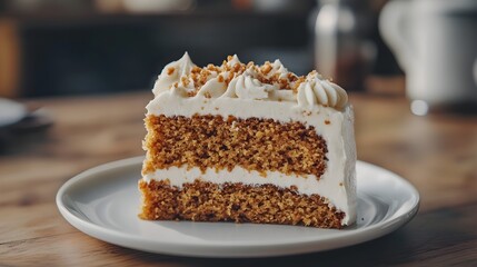 Product sweet carrot cake food plate image