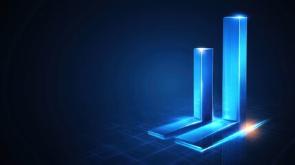 A digital representation of bar graphs illustrating data trends and comparisons.