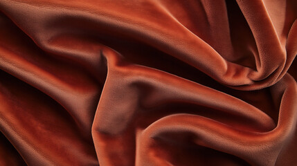 Wall Mural - close-up of velvet showcasing its plush texture, the image should fill the frame, emphasizing the rich color and softness, ideal for luxury or fashion publications