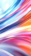 Poster - Abstract background with colorful lines.