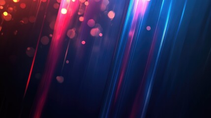 Poster - Abstract digital flares with unique lighting effects on a dark background