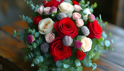 Elegant 3D Bouquet Perfect for Weddings, Valentines Day Celebrations, and Romantic Anniversaries