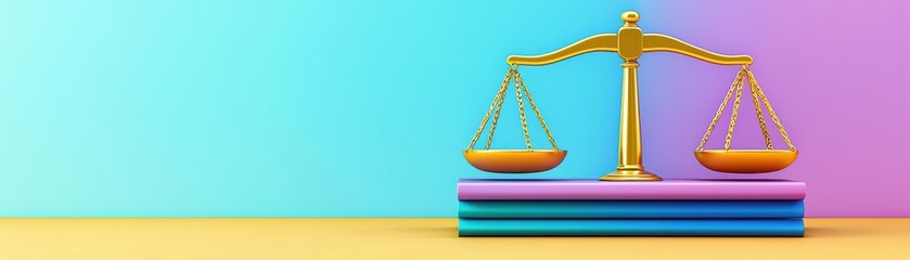 Corporate values flat design side view ethical leadership theme 3D render Complementary Color Scheme