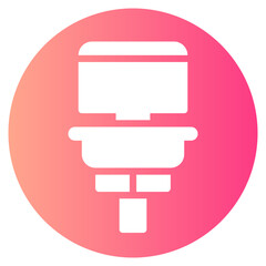 Sticker - Wind Sensor gradient icon