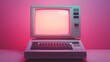 © wiwat apisithpinyo - Retro Computer Pink.