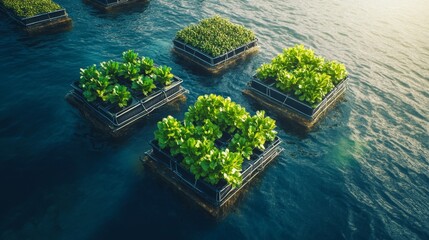 Poster - Hydroponic Farm Sea.