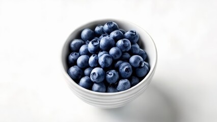 Wall Mural -  Fresh blueberries in a bowl ready for a healthy snack