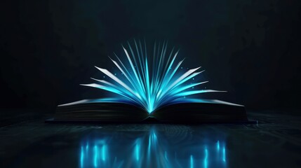 Poster - Glowing Book of Knowledge