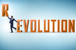 © Elnur - Evolution turning into revolution concept