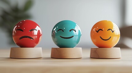 Happy faces, various face colors, mental health assessment, children's health, World Mental Health Day, Think Positive.幸せな表情、様々な表情の色,メンタルヘルス評価、子供の健康、世界メンタルヘルスデー、ポジティブに考える.Generative AI