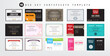 © bokmok - Big set Certificate of appreciation or Award diploma template design